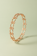 Silver Rose Gold Plated Bracelet & Ring – Stylish Everyday Wear Jewellery