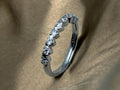 Simple elegant silver ring for women