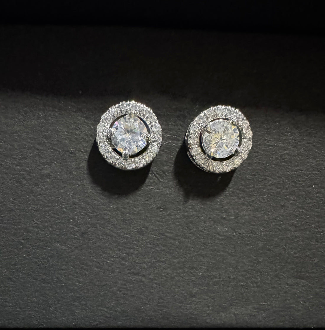 925 sterling silver Swarovski stud earrings – minimal daily wear design