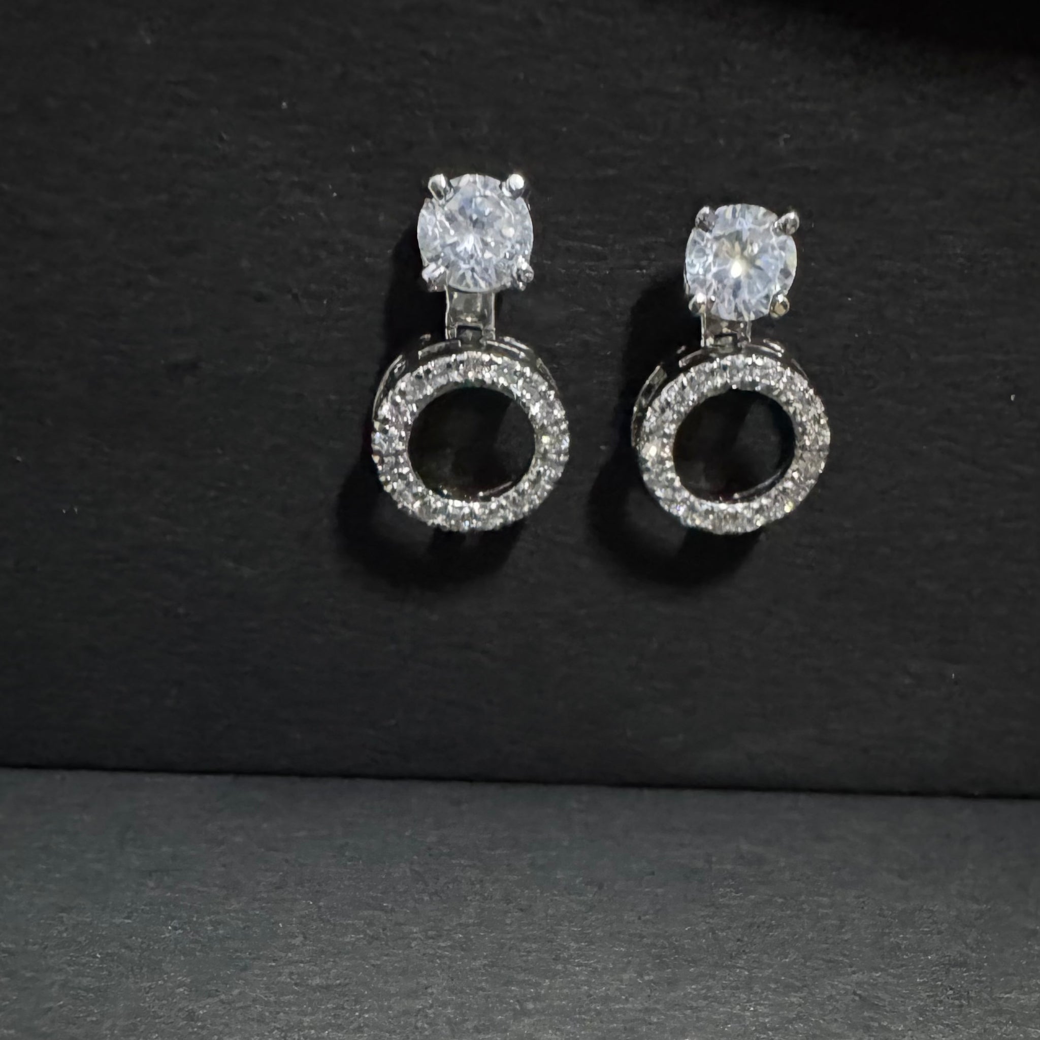 925 sterling silver Swarovski stud earrings – minimal daily wear design