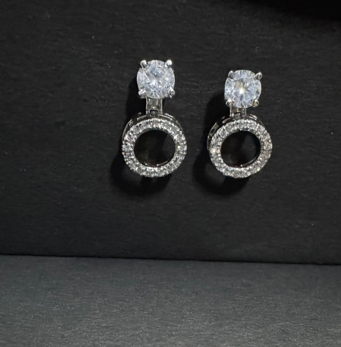 925 sterling silver Swarovski stud earrings – minimal daily wear design