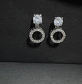 925 sterling silver Swarovski stud earrings – minimal daily wear design