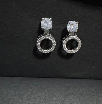 925 sterling silver Swarovski stud earrings – minimal daily wear design