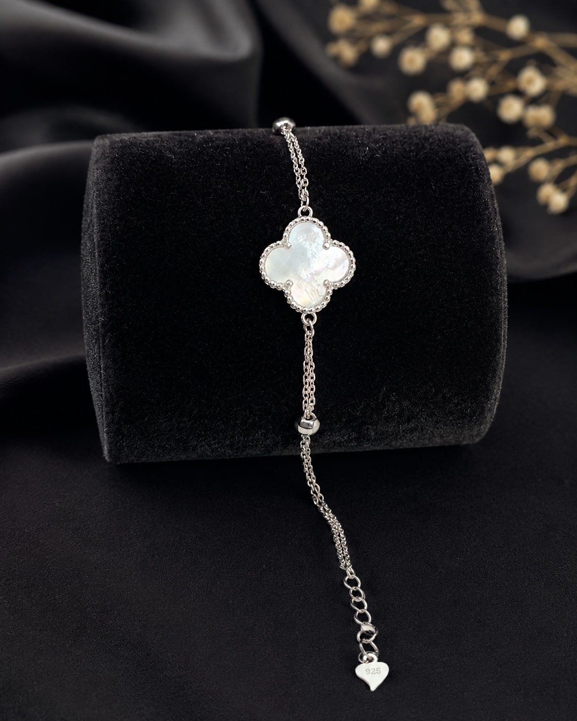 Luxury Minimal Sterling Silver Bracelet