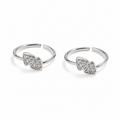 Stylish silver toe rings for daily wear