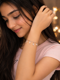 Trendy lock key bracelet for teens