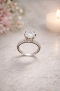 crown sterling silver ring for women