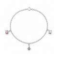 Funky silver bracelet for teens