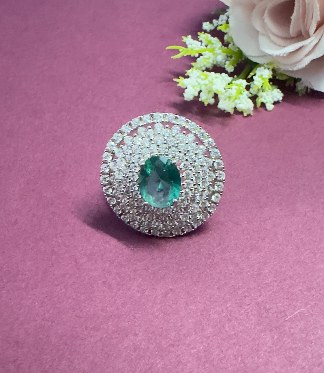 Fashionable 925 sterling silver ring for women