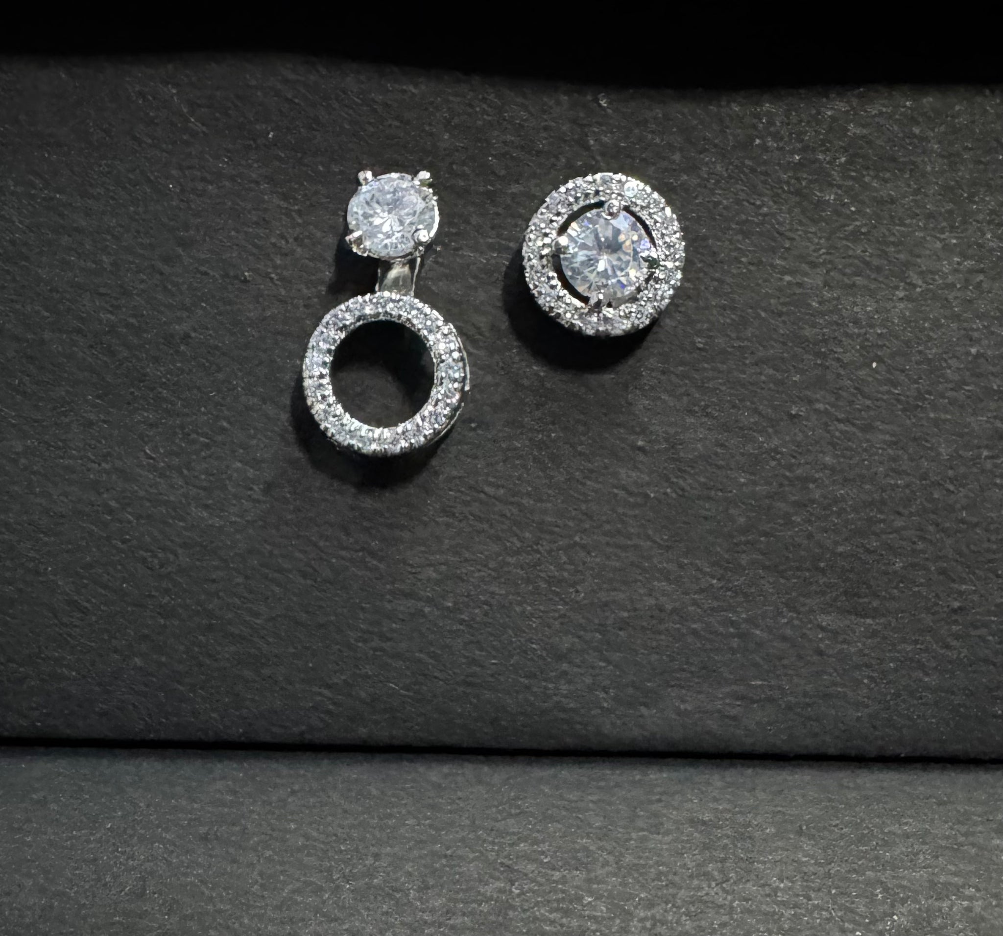 Elegant Convertible Silver Earrings – Daily Wear & Party Wear Jewellery