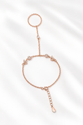 Delicate sterling silver butterfly bracelet
