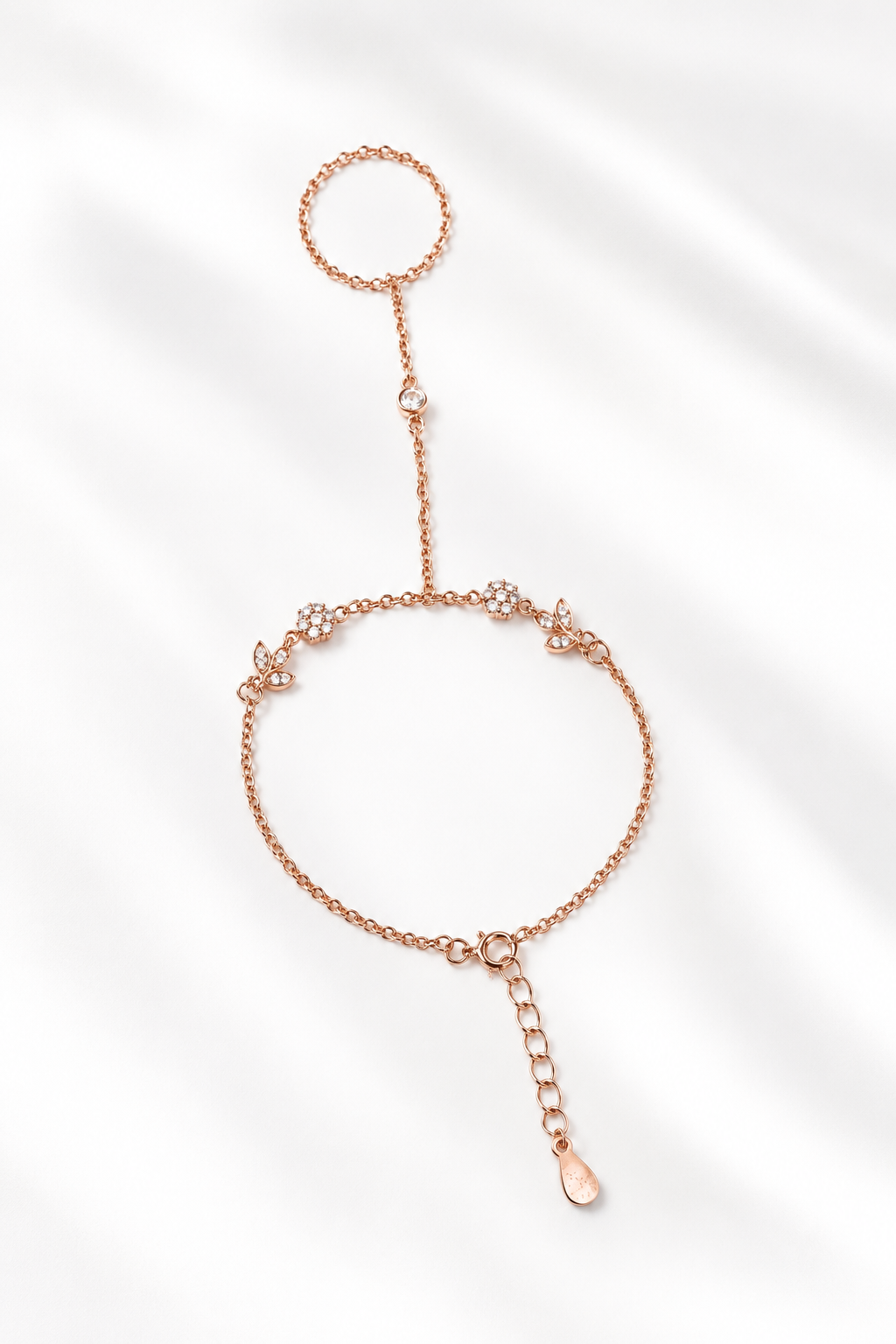 Delicate sterling silver butterfly bracelet