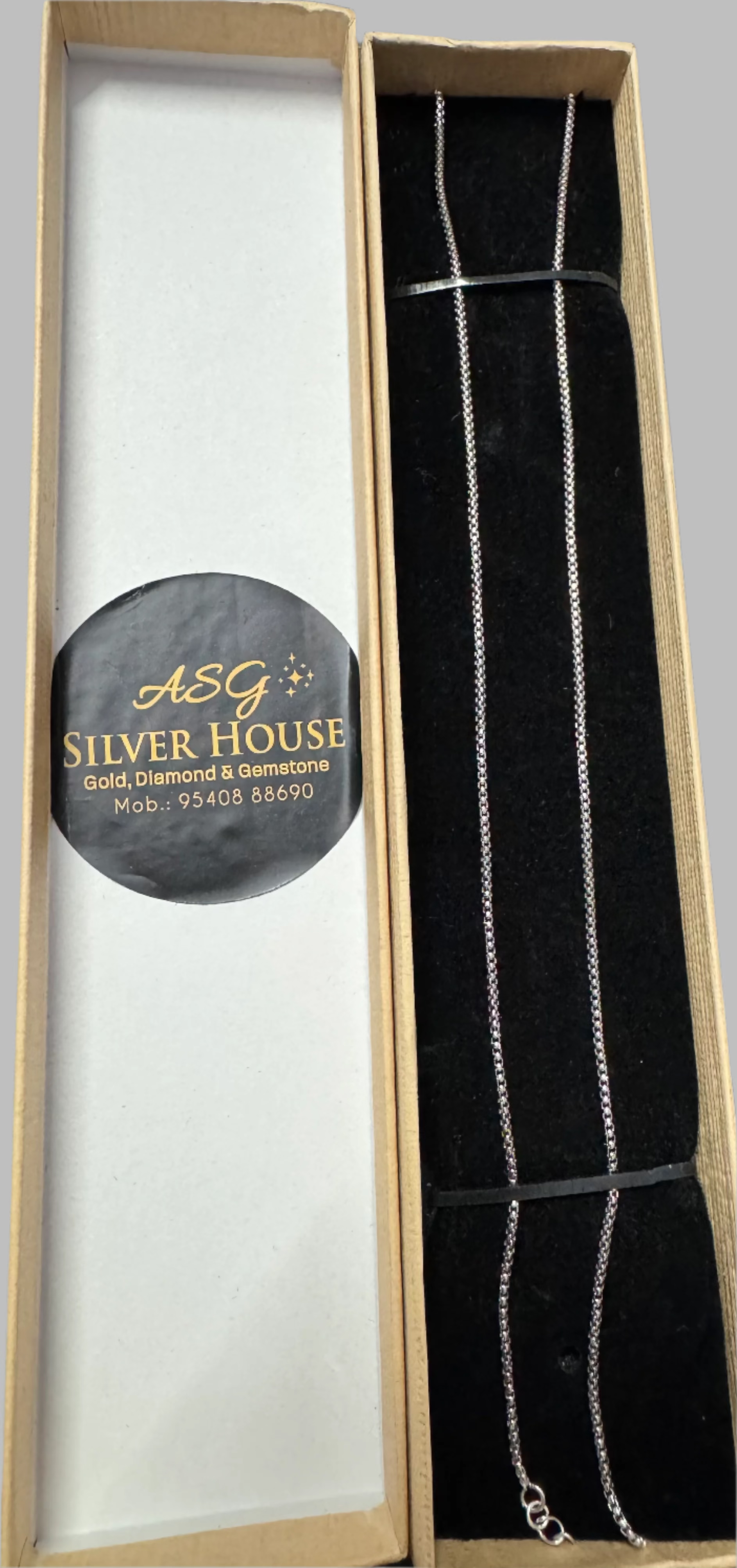 Stylish sterling silver chain payal foot jewelry