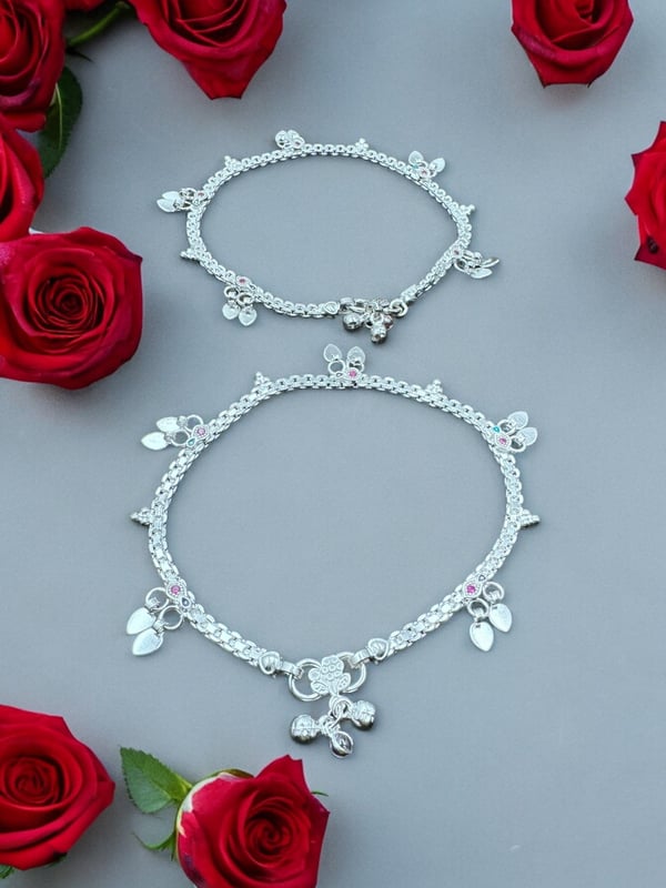 Ethnic Real Silver Women Anklet Beautifully designed