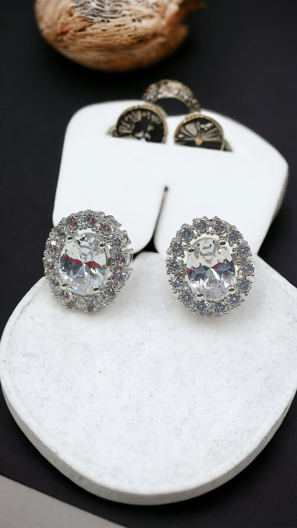 Shimmer and Shine Silver Swarovski studded in 92.5 HM silver