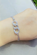 Matt Cross Lock 925 Silver Bracelets