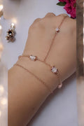 Rose Gold Finger chain 925 Silver Bracelets