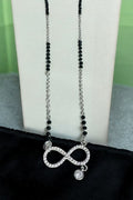 Silver Infinity Look Mangal sutra made with 925 silver